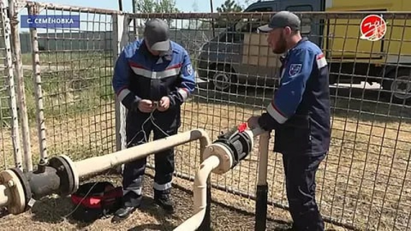 Сотрудники газовой службы «Запорожгаз» проводят техническое обслуживание станций катодной защиты. АНО "ЗаМедиа"