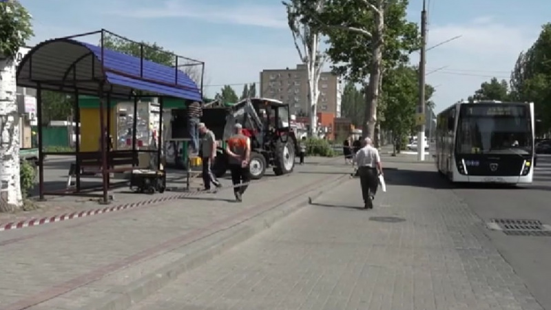 В Мелитополе взяли на контроль обновление остановочных павильонов. АНО "ЗаМедиа"