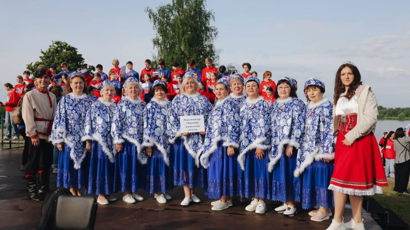 Народный хор «Черешни» представил Запорожскую область на фестивале «Рассвет России». АНО "ЗаМедиа"