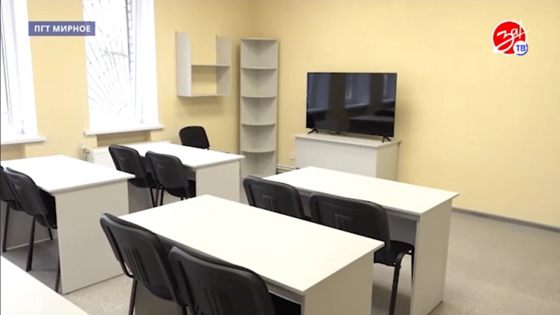 В поселке Мирное состоялось торжественное открытие капитально отремонтированного Дома культуры. АНО "ЗаМедиа"