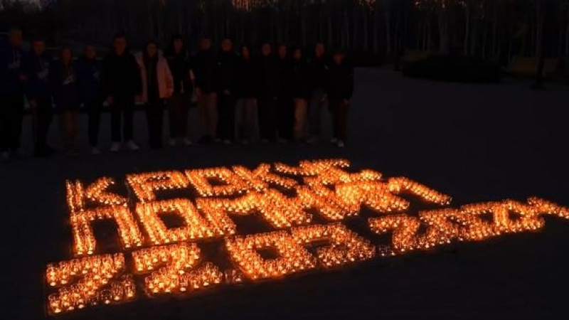 В Мелитополе зажгли более 1 тыс. свечей в память о погибших в «Крокус-сити холле». АНО "ЗаМедиа"