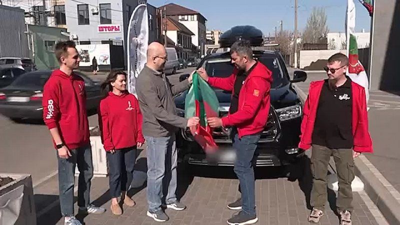Из Мелитополя стартовала автоэкспедиция РОСГЕОТУР. АНО "ЗаМедиа"